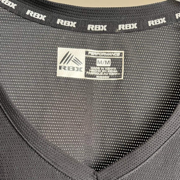 Reebok athletic black womens mesh layering long sleeve tshirt - Picture 4 of 9